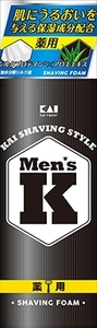 貝印 Men`s K シルクプロテイン配合シェービングフォーム 220g×5本