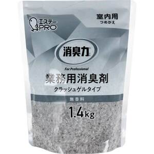 まとめ得 消臭力 業務用 クラッシュゲルタイプ 室内用 詰替用 無香料 1.4kg x [5個] /k