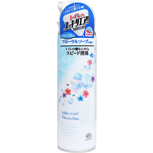 まとめ得 トイレのスッキーリエア！ Sukki-ri air! スプレー フローラルソープの香り 350mL x [8個] /k