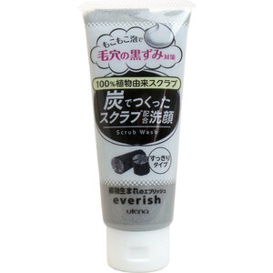 まとめ得 ウテナ エブリッシュ 炭でつくったスクラブ洗顔 １３５ｇ入 x [6個] /k