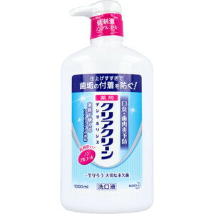 まとめ得 クリアクリーン 薬用デンタルリンス ノンアルコール 洗口液 １０００ｍL x [2個] /k