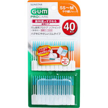 まとめ得 GUM ガム歯周プロケア ソフトピック 無香料 SS-Mサイズ 40本入 x [5個] /k_画像1