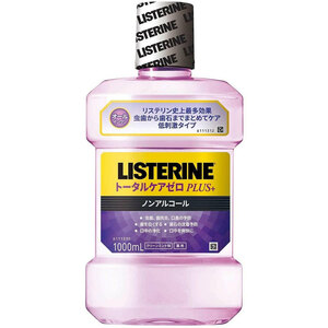 まとめ得 薬用リステリン トータルケアゼロプラス ノンアルコール クリーンミント味 1000mL x [4個] /k