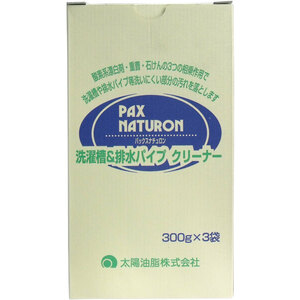 まとめ得 パックスナチュロン 洗濯槽＆排水パイプクリーナー 300g×3袋入 x [3個] /k