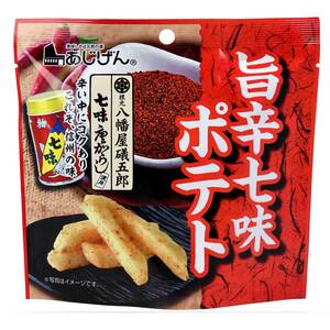 まとめ得 ※八幡屋礒五郎 旨辛七味ポテト 50g x [8個] /k