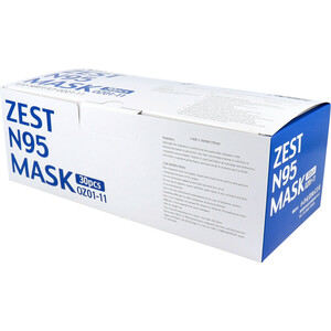 まとめ得 ゼスト N95マスク 個包装 ホワイト OZ01-11 30枚 x [3個] /k