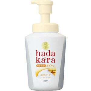 まとめ得 hadakaraボディソープ 泡で出てくるオイルインタイプ ローズガーデンの香り 本体 530ml x [5個] /h