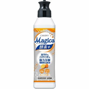 まとめ得 CHARMY MAGICA（チャーミーマジカ）酵素プラス　フルーティオレンジの香り　本体 　 食器用洗剤 x [15個] /h