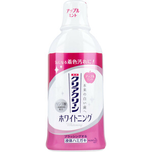 まとめ得 クリアクリーン ホワイトニング 薬用デンタルリンス アップルミント ６００ｍL x [6個] /k