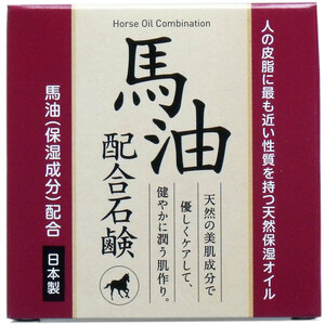 まとめ得 馬油配合石鹸 ８０ｇ x [40個] /k