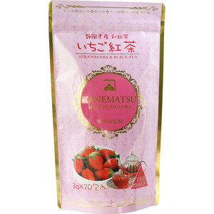  summarize profit * strawberry black tea tea bag 3g×20. go in x [6 piece ] /k