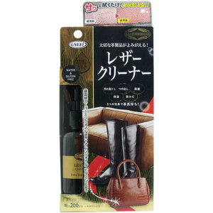 まとめ得 レザークリーナー 革製品クリーナー 無色透明 専用クロス付 １００ｍＬ x [4個] /k