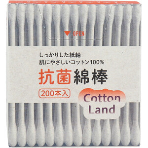  summarize profit cotton Land anti-bacterial cotton swab paper in box 200 pcs insertion x [40 piece ] /k