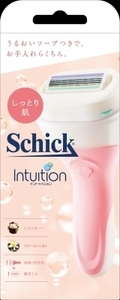 イントゥイション　しっとり肌　ホルダー（刃付き＋替刃１コ） 　Schick 　女性用カミソリ /h