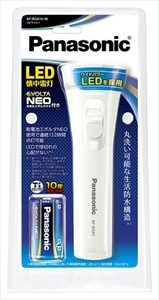 パナソニック 乾電池エボルタNEO付き LED懐中電灯 BF-BG41K-W ×1個