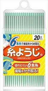 まとめ得 糸ようじ　卓上容器　２０本入 　 小林製薬 　 フロス・歯間ブラシ x [16個] /h