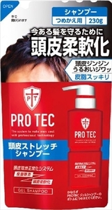 まとめ得 ＰＲＯ　ＴＥＣ　頭皮ストレッチシャンプー　つめかえ用　２３０ｇ 　 ライオン 　 シャンプー x [4個] /h