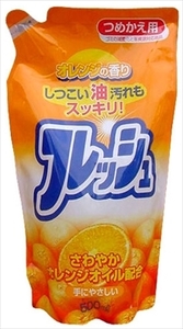 まとめ得 オレンジオイル配合フレッシュ詰替 　 ロケット石鹸 　 食器用洗剤 x [15個] /h