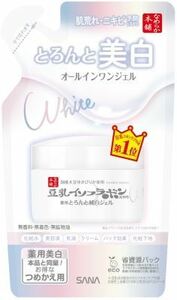 まとめ得 サナ なめらか本舗 とろんと濃ジェル 薬用美白 N（つめかえ用） 　 常盤薬品 　 化粧品 x [4個] /h