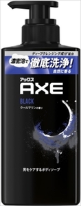 まとめ得 アックス　フレグランス　ボディソープ　ブラック　ポンプ　３７０ｇ 　ユニリーバ 　ボディソープ x [5個] /h