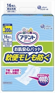 アテント安心パッド軟便１６枚 　 大王製紙 　 大人用オムツ /h