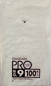 まとめ得 Ｌ－０９規格袋９号　透明　１００枚 　 日本サニパック 　 ポリ袋・レジ袋 x [8個] /h