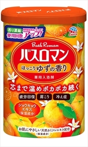 まとめ得 バスロマン　ほっこりゆずの香り 　 アース製薬 　 入浴剤 x [4個] /h