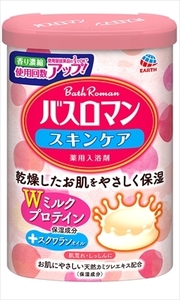 まとめ得 バスロマン　スキンケア　Ｗミルクプロテイン 　 アース製薬 　 入浴剤 x [5個] /h