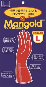 まとめ得 マリーゴールド フィットネス L 　 オカモト 　 炊事手袋 x [10個] /h