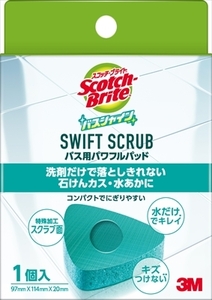 まとめ得 スコッチブライト　バスシャイン　ＳＷＩＦＴ　ＳＣＲＵＢ　バス用パワフルパッド 　スリーエムジャパン x [12個] /h