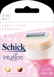 まとめ得 イントゥイション　さっぱりうるおい肌　替刃（３コ入） 　シック(Schick) 　女性用カミソリ x [4個] /h