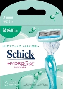 まとめ得 ハイドロシルク　敏感肌用　替刃（３コ入） 　 シック(Schick) 　 女性用カミソリ x [2個] /h