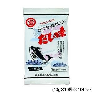 丸島醤油　かつおだしの素　袋入　(10g×10袋)×10セット　2001 /a