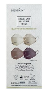 まとめ得 ＭＡＫＥＵＰＭＡＳＫ２８枚４色×７枚３Ｄ立体０２ 　 マスク x [6個] /h