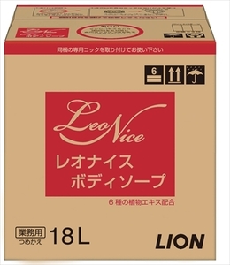 まとめ得 レオナイス　ボデイソープ　１８Ｌ 　 ライオンハイジーン 　 ボディソープ x [3個] /h