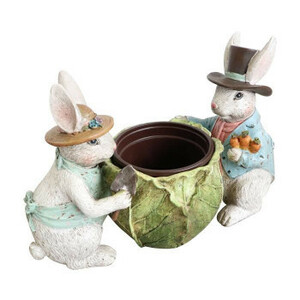 ka. field flower pot pot cover planter rabbit 1708SHU006 /a