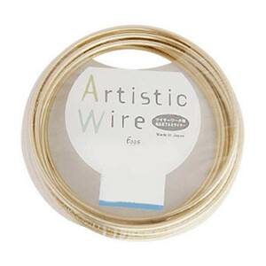 まとめ得 Artistic Wire(アーティスティックワイヤー)　カラーアルミ線　シャンパンゴールド　1.0mm×10m x [10個] /a