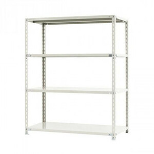  steel rack NC1200-15 4 step interval .1200× depth 450× height 1500mm white /a