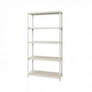  steel rack NC1200-24-5 step interval .1200× depth 450× height 2400mm white /a
