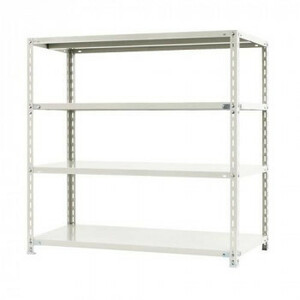  steel rack NC1200-12 4 step interval .1200× depth 450× height 1200mm white /a