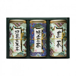 宇治森徳　日本の銘茶　ギフトセット(抹茶入玄米茶100g・特上煎茶100g・煎茶シルキーパック3g×13パック)　MY-30W /a