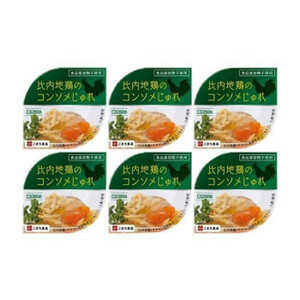 こまち食品 比内地鶏のコンソメじゅれ 6缶セット /a