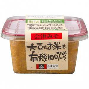  Aizu heaven . large legume .. rice . have machine 100% miso 300g ×8 piece set /a