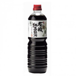 丸島醤油 有機純正醤油(濃口) ペットボトル 1L×2本 1217 /a