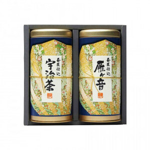 宇治森徳　宇治銘茶　鳳翠　ギフトセット(宇治茶(香)80g・宇治雁ケ音80g)　RA-20 /a