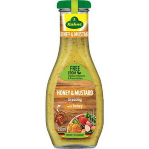  cue ne honey mustard dressing 250ml 8 set 053053 /a