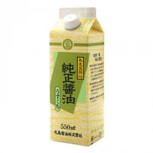 丸島醤油 純正醤油(淡口) 紙パック 550mL×4本 1235 /a