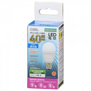 まとめ得 OHM LED電球 PS形 E17 40形相当 広配光 昼光色 LDA4D-G-E17 IS51 x [3個] /a