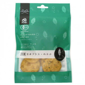  have Moto rice cracker have machine brown rice plus mekabu 40g×15 sack 6569 /a