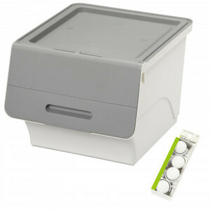  storage case f lock regular 30 deep type 3 piece collection with casters .fr-30-3+K Sand gray *GY /a